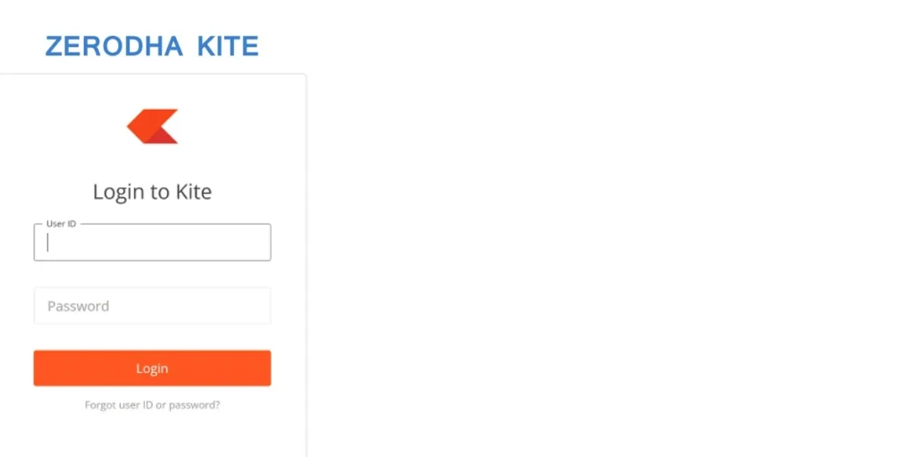 zerodha kite login panel